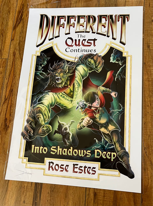 Into Shadows Deep Cover Art Poster