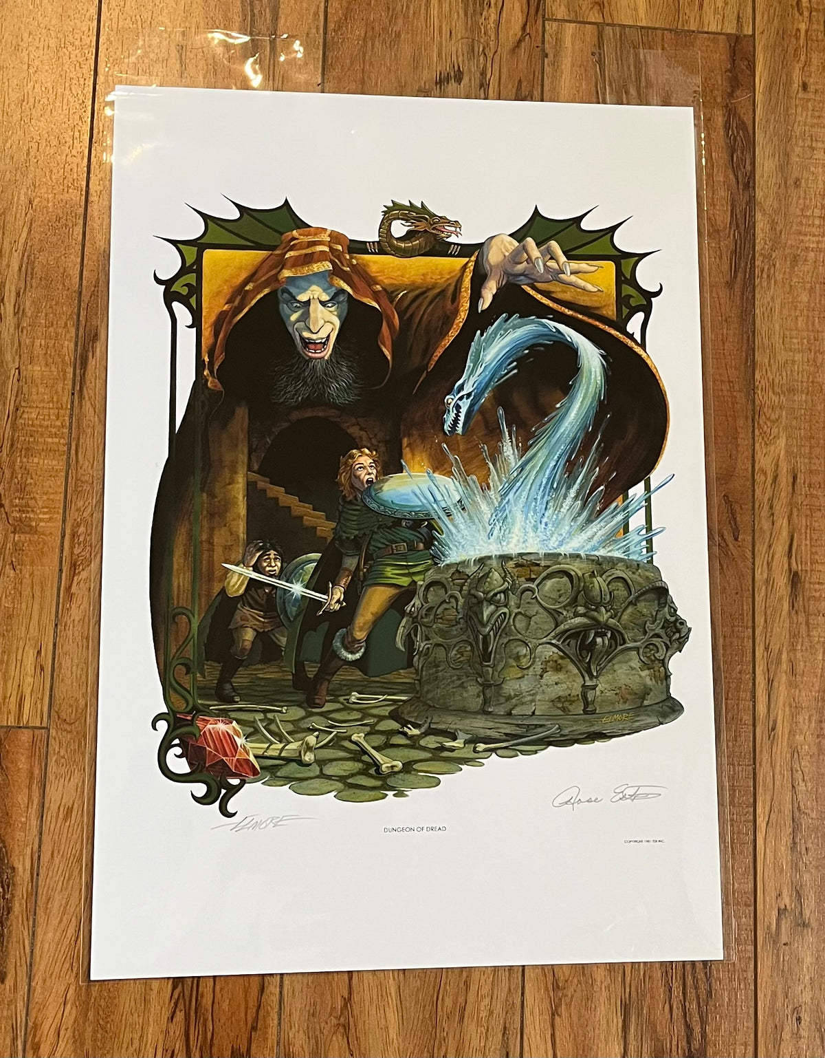 Dungeons of Dread cover art poster