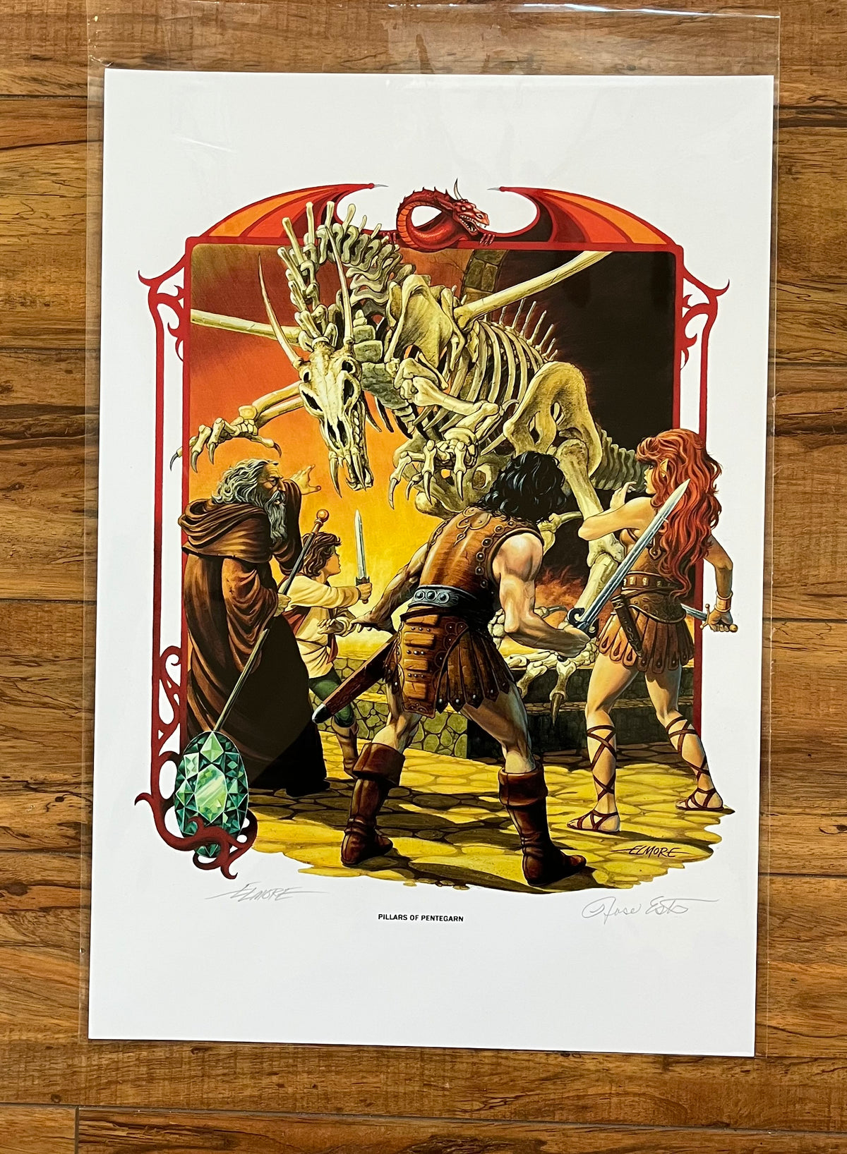 Pillars of Pentagarn cover art poster